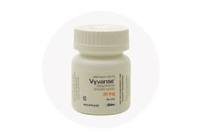 What is the average dose of Vyvanse for adults