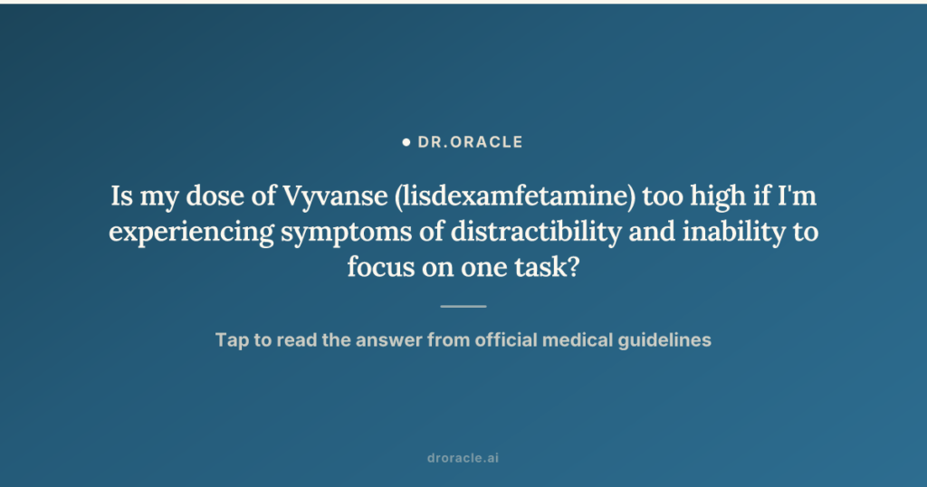 Can Vyvanse cause anxiety